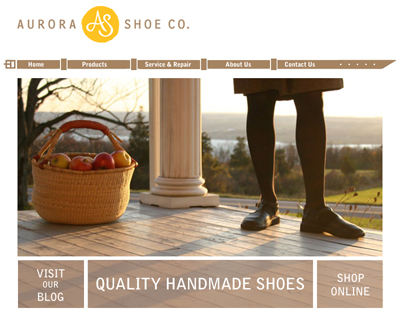 Aurora Shoe Company - logo design