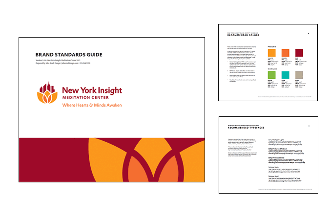 New York Insight Meditation Center - nonprofit Brand Guide