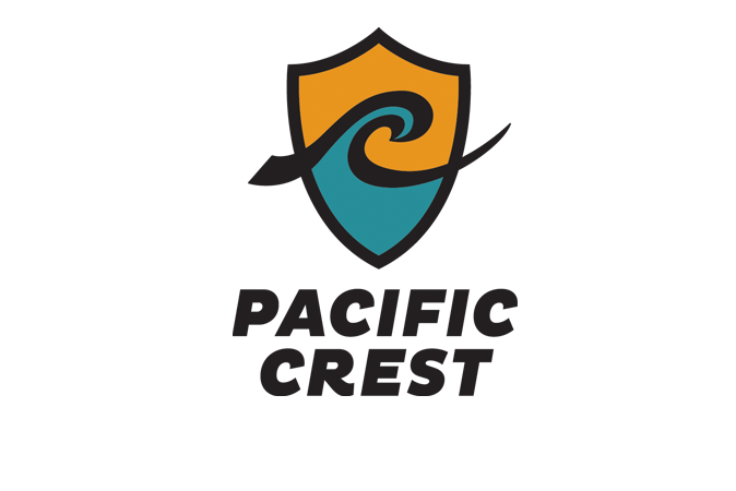 Pacific Crest's new logo - vertical orientation