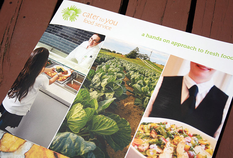 Cater to You promotional brochure design