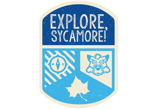 Indiana State University New Student Orientation campaign Explore, Sycamore!