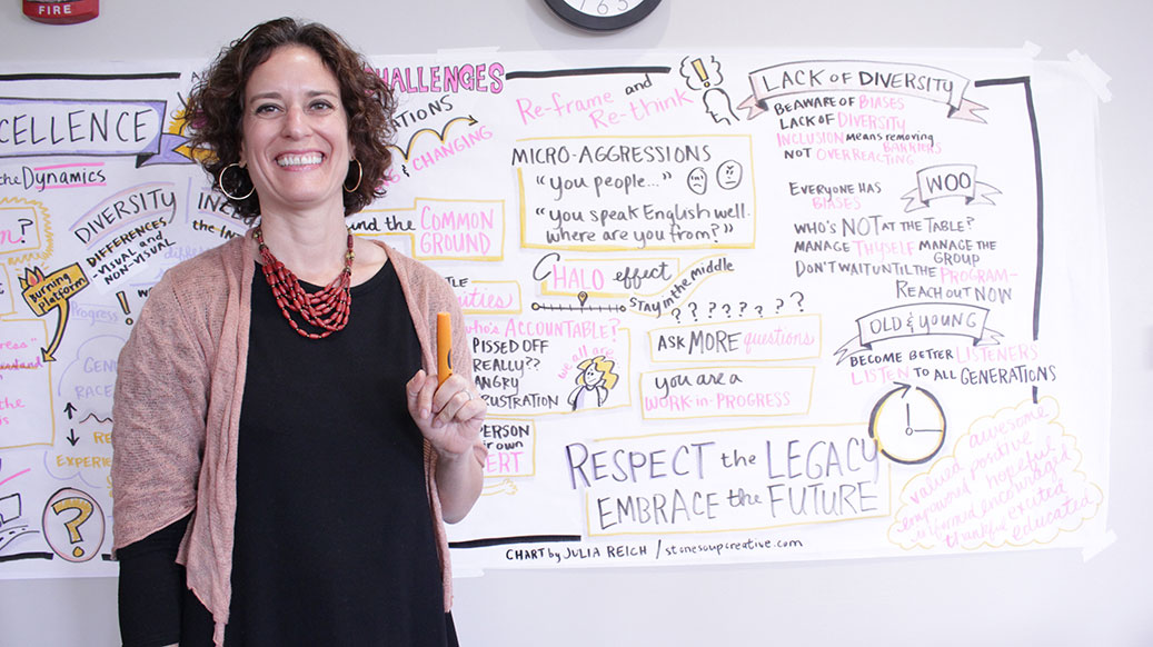 graphic recording Stone Soup Creative Julia Reich