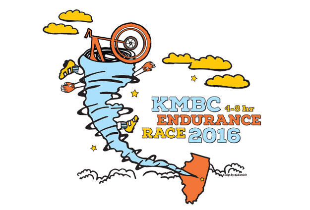 Kickapoo Endurance Race mountain bike shirt design