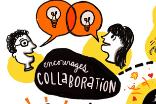 graphic recording by Julia Reich of Stone Soup Creative