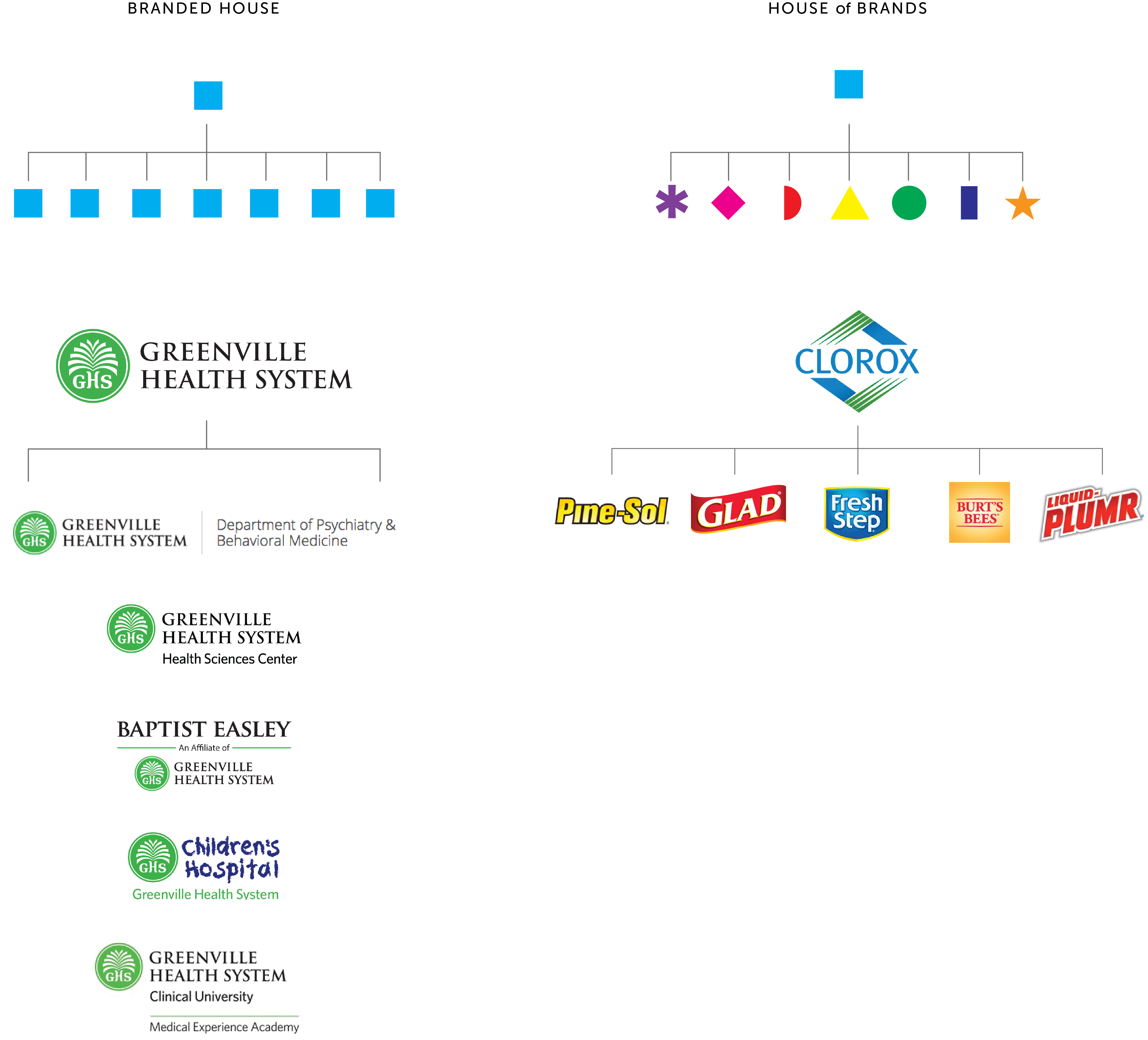 branded house vs house of brands