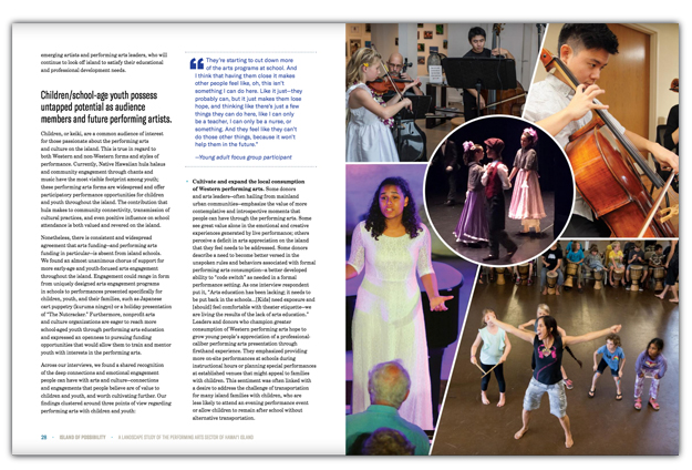 Hawaii-performing-arts-sector-policy-report-design by Stone Soup Creative