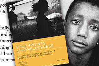 homelessness in Hawaii report design