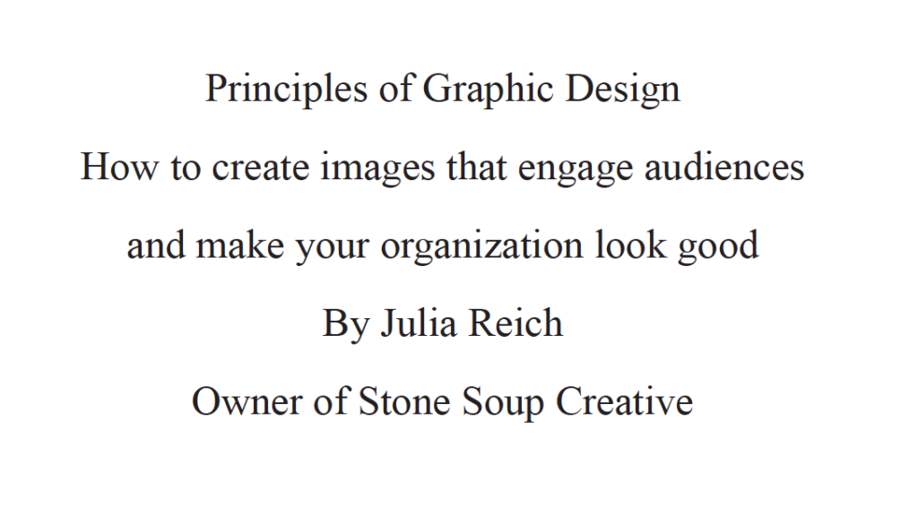 design this fictitious PPT title slide