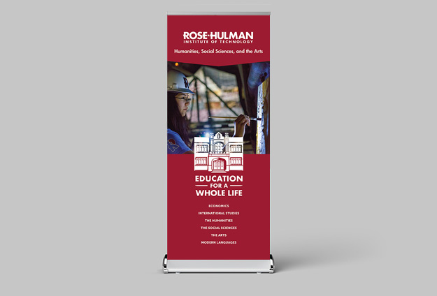 Humanities Social Sciences and the Arts retractable banner