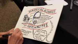 sketchnotes of the godfather of sketchnoting, Mike Rohde