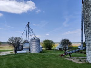 Silos on a farm in Martinsville, IN by instagram.com/jessrivets