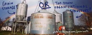 silos: grain storage or top-down organizational structure
