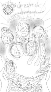 First Baptist Church of Indianapolis poem poster sketch