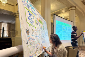 Diverse Corn Belt Project graphic recording