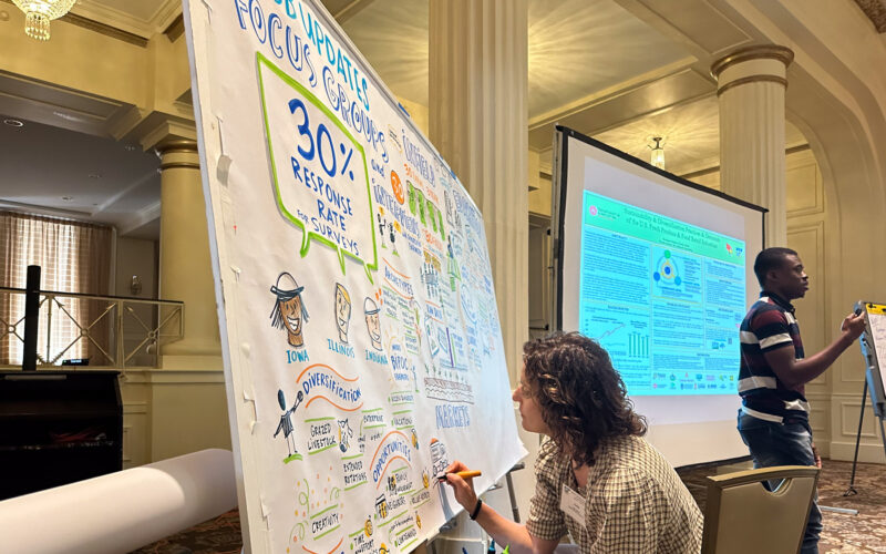 Diverse Corn Belt Project graphic recording