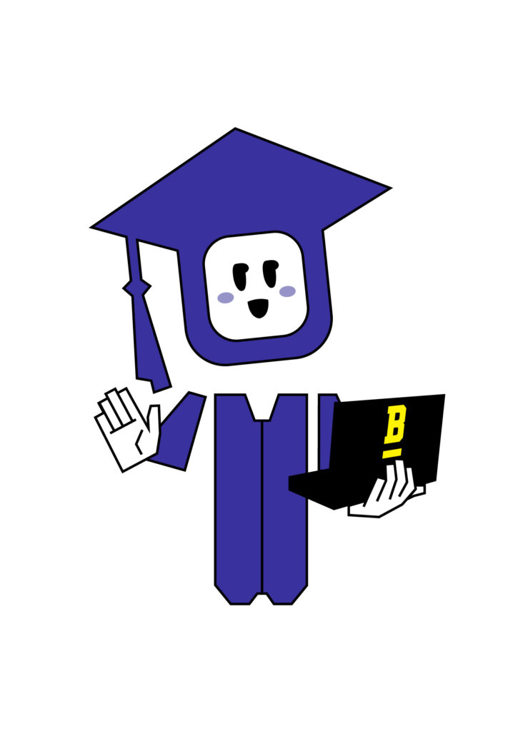 Re-designed Blu logo by Amani Chandradatt