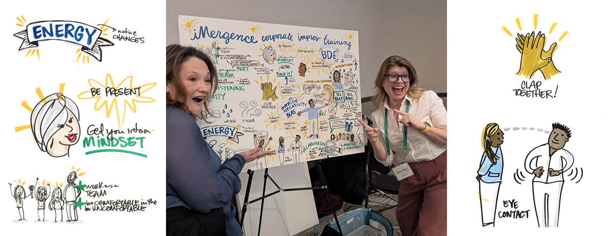 what do graphic recording and improv comedy have in common?